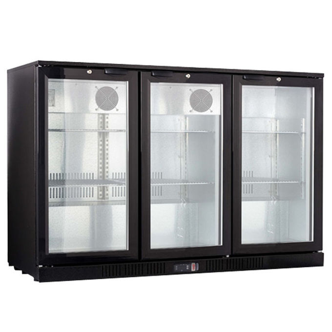Refrigerador da barra de Undercounter da porta dos MEPS 330L 3 para clubes 0
