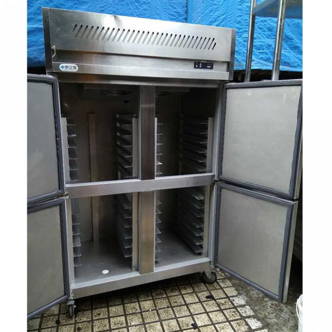 congelador comercial de aço inoxidável de r404a 1