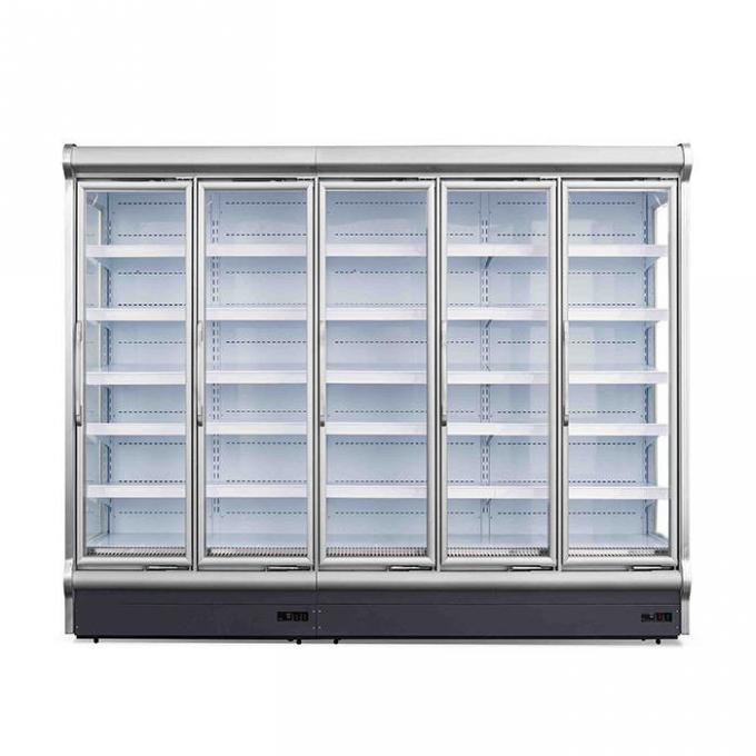 Equipamentos de refrigeração de vidro do supermercado da porta 380V 0