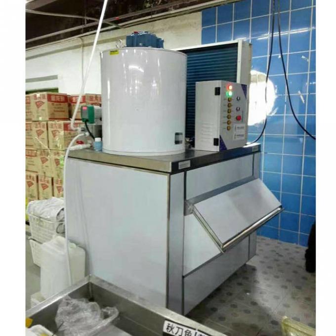 Máquinas de gelo pequenas de aço inoxidável do floco do CE 304 2000 Kgs/D 0