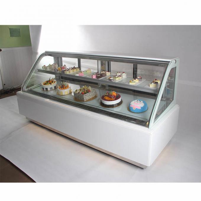 O plano arquiva o refrigerador comercial da exposição da padaria dos equipamentos 1.8m da padaria 900W 0