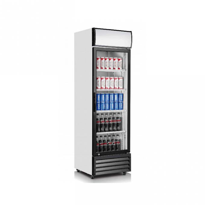 Refrigerador de vidro ereto da porta 360L dos CB único para a bebida 1