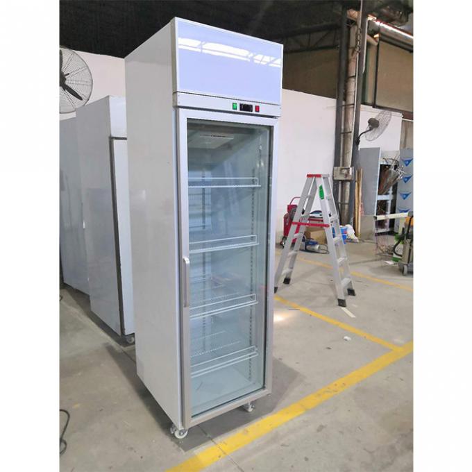 Refrigerador de alumínio da exposição da loja do quadro R134A 250W 0