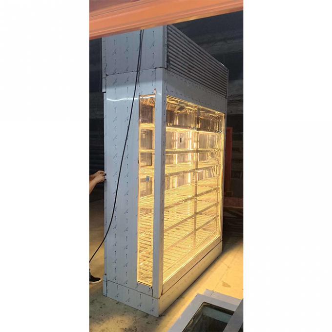 refrigerador ereto da exposição do vinho do ODM da porta de balanço 1
