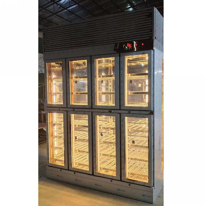 refrigerador ereto da exposição do vinho do ODM da porta de balanço 0