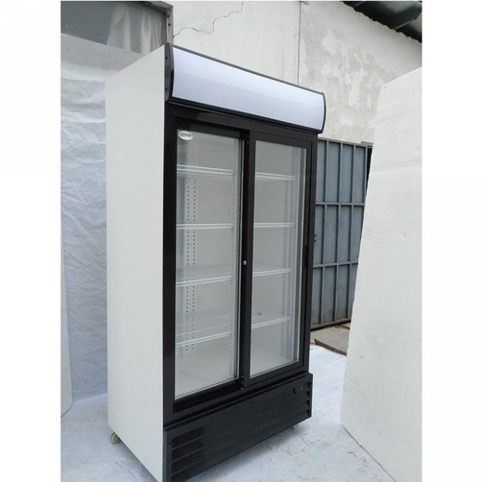 Refrigerador de vidro refrigerando eficiente da bebida da porta de 400W 240V 2