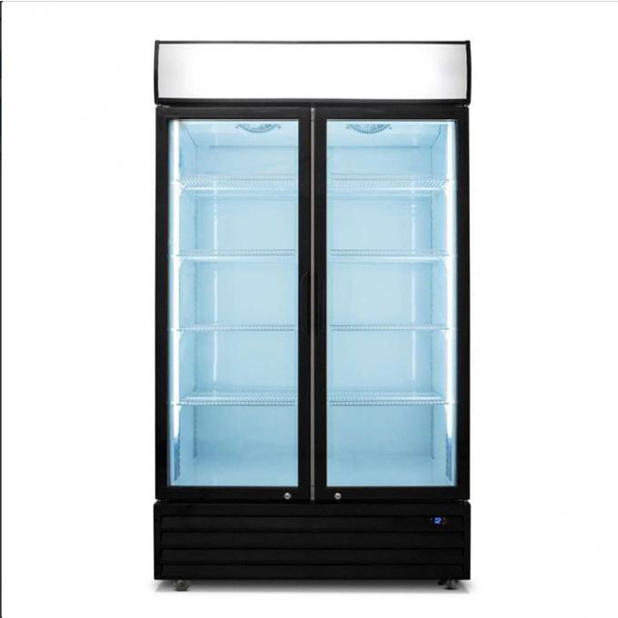Refrigerador de fecho automático da exposição da loja 688L 0
