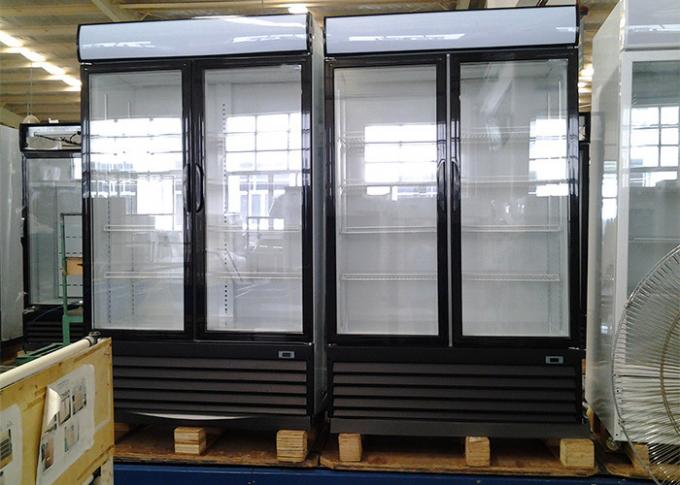 Refrigerador de fecho automático da exposição da loja 688L 2