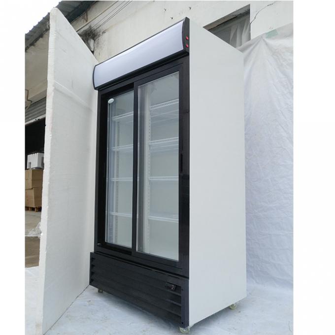 Refrigerador de vidro refrigerando eficiente da bebida da porta de 400W 240V 1