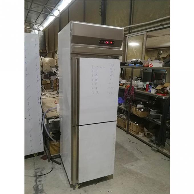 congelador de refrigerador de aço inoxidável comercial de 220V 500L 1
