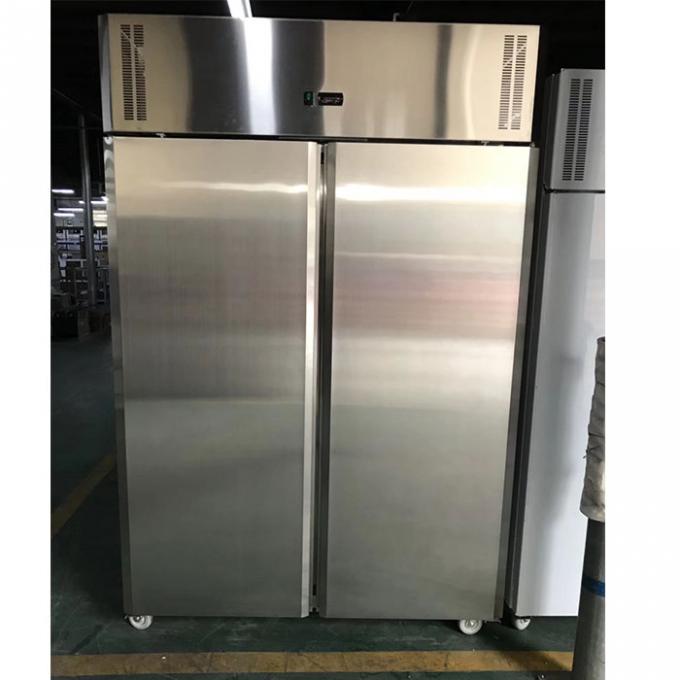 Congelador de refrigerador de aço inoxidável comercial de R404A 450W 1