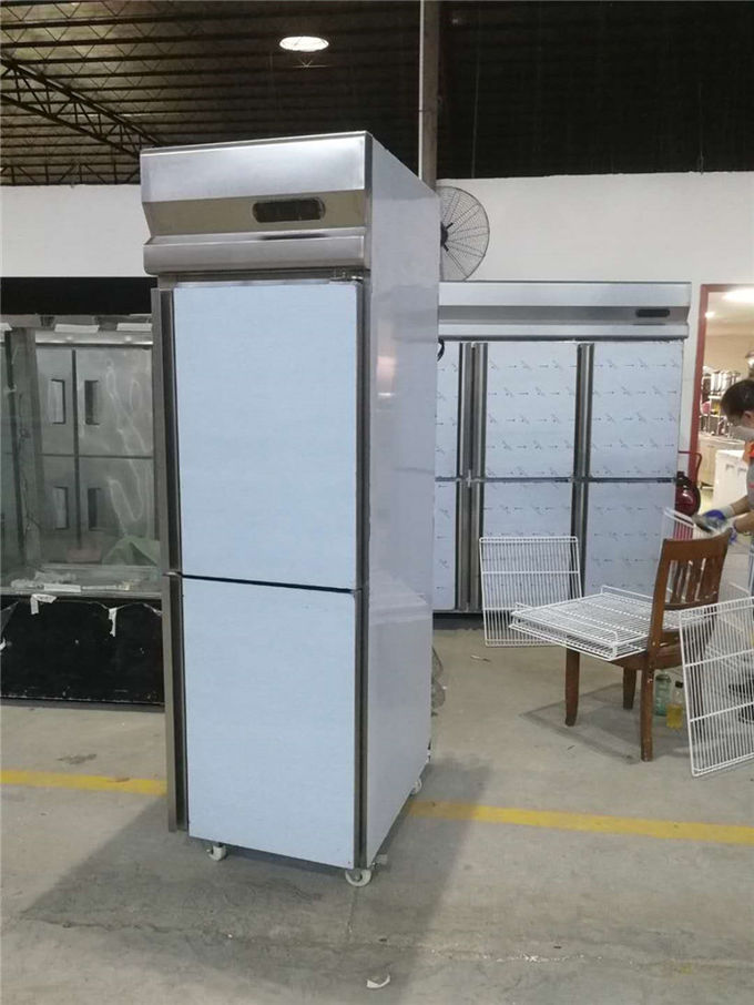 Refrigerador 201 300W ereto comercial de aço inoxidável 0