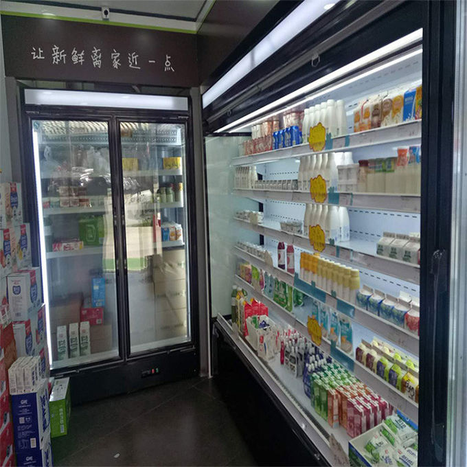 equipamentos de refrigeração do supermercado de 650L Panasonic 0