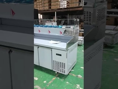 Frigorífico de pizza com gaveta