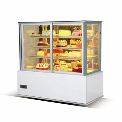 diodo emissor de luz de 1500*730*1250mm que ilumina o refrigerador da exposição da padaria de Secop