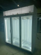 Display comercial de bebidas geladeira 3 portas de vidro chiller vertical 110V 60Hz