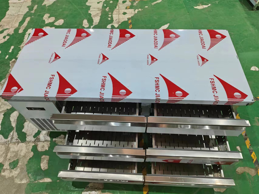 6 Caixas Mesa de balcão Comércio Caixas de balcão de aço inoxidável Caixas de balcão de frio Bancos de trabalho