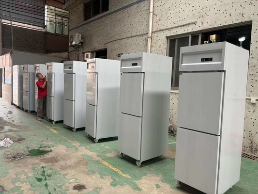 Frigorífico de cozinha vertical com 14 bandejas no interior Equipamento de padaria comercial Guangzhou fabricante de equipamentos