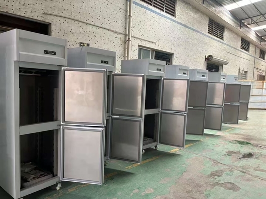 Frigorífico de cozinha vertical com 14 bandejas no interior Equipamento de padaria comercial Guangzhou fabricante de equipamentos