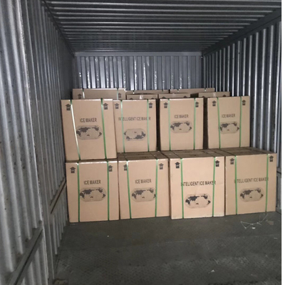 Guangzhou fabrica 500kg a 1000kg máquina de fabricação de cubos de gelo comercial com refrigeração do ventilador CE para fábrica de gelo e clube