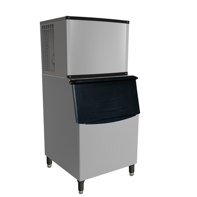 Máquina de gelo comercial de 100 a 500 kg com refrigeração por ventilador CE para Restaurante Café Clube