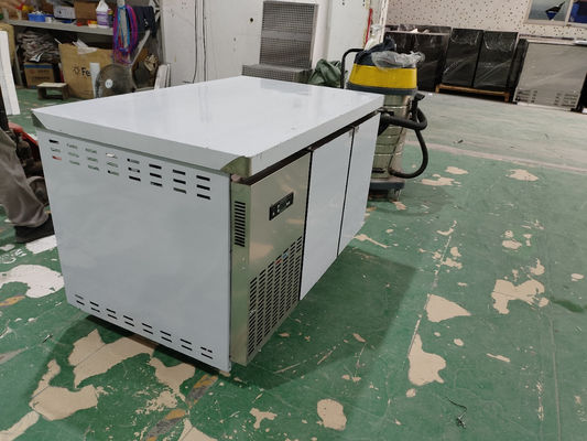 Equipamento de refrigeração comercial sob bancão de trabalho Refrigerador de mesa de trabalho de aço inoxidável