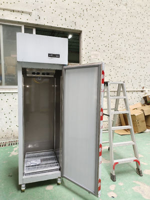Frigorífico comercial vertical Frigorífico de aço inoxidável para restaurante
