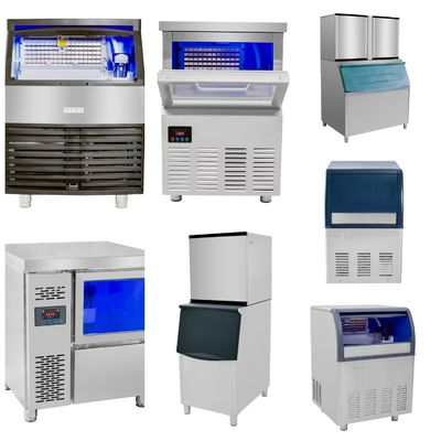 Commercial Ice Cube Machine 910KG Daily Output 480KG Storage