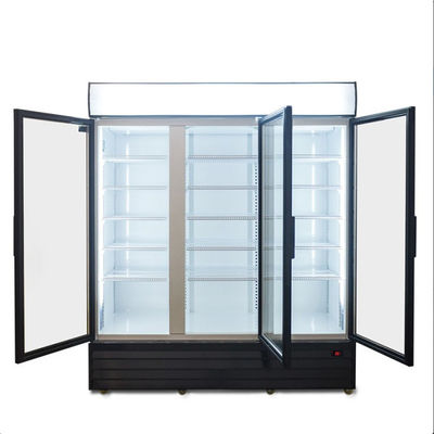 refrigerador de vidro da porta do refrigerador 220V 50Hz 3 de vidro da garrafa da porta do CE de 600W R134A