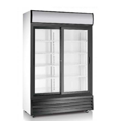 Refrigerador de vidro refrigerando eficiente da bebida da porta de 400W 240V
