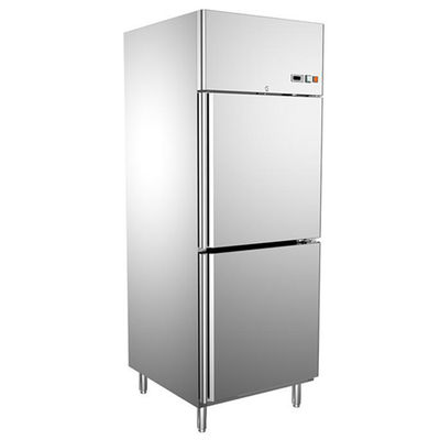 congelador de refrigerador de aço inoxidável comercial de 220V 500L