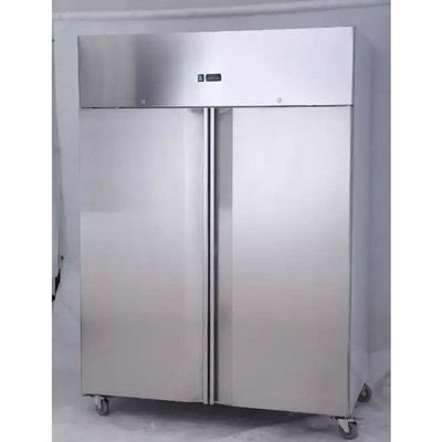 Congelador comercial de aço inoxidável da porta dobro de Yxfridge