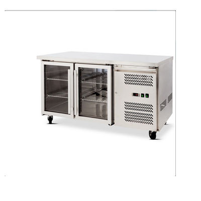 Fã de aço inoxidável que refrigera o refrigerador de Undercounter de 2 portas
