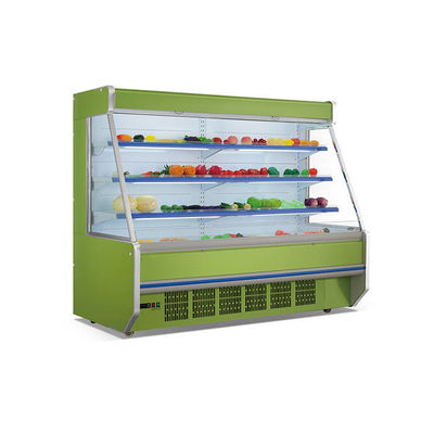 Refrigerador aberto comercial da exposição do CE 1850W para o vegetal