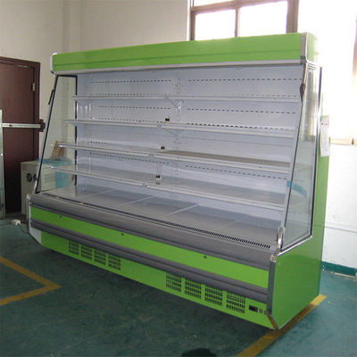 Refrigerador aberto comercial da exposição do CE 1850W para o vegetal