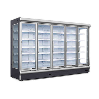 Equipamentos de refrigeração de vidro do supermercado da porta 380V