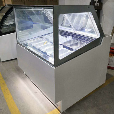Congelador da exposição do gelado do anúncio publicitário do CE 1200mm
