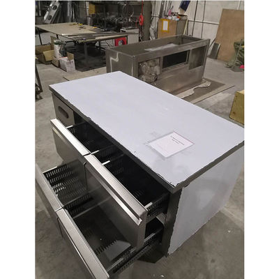 Congelador de refrigerador comercial de 304SS 250W para a cozinha