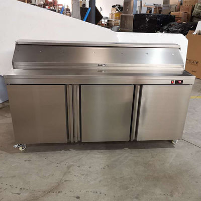 Fã que refrigera o refrigerador da exposição da barra de salada 350L para o restaurante