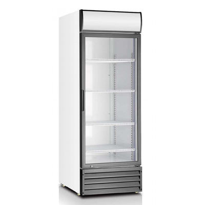 Fã que refrigera o refrigerador de vidro comercial da exposição da loja dos refrigeradores 360L da porta