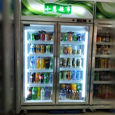 refrigerador da exposição da loja 800L de 1200*700*2130mm