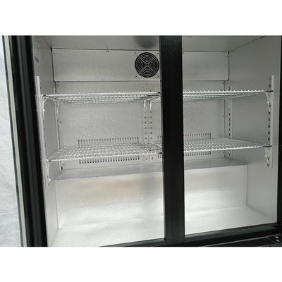 Porta gêmea 210 litros 520mm sob refrigeradores da garrafa do contador