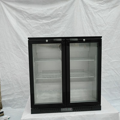 Porta gêmea 210 litros 520mm sob refrigeradores da garrafa do contador