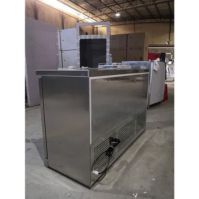 Porta 330L da dobradiça do CE três sob o refrigerador da barra do armário