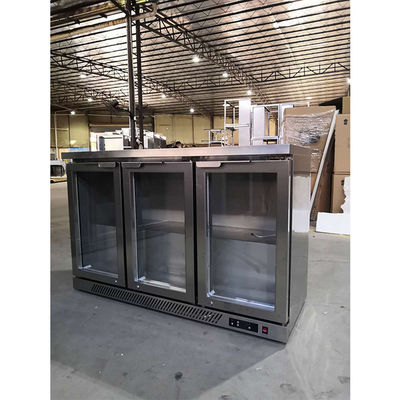 Porta 330L da dobradiça do CE três sob o refrigerador da barra do armário