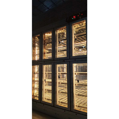 refrigerador ereto da exposição do vinho do ODM da porta de balanço
