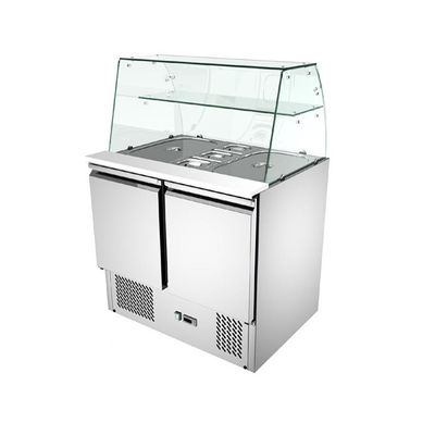 Refrigerador comercial feito sob encomenda de aço inoxidável de 304 R134A