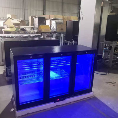 Refrigerador da barra de R134a 330L Undercounter com cor preta de 3 portas
