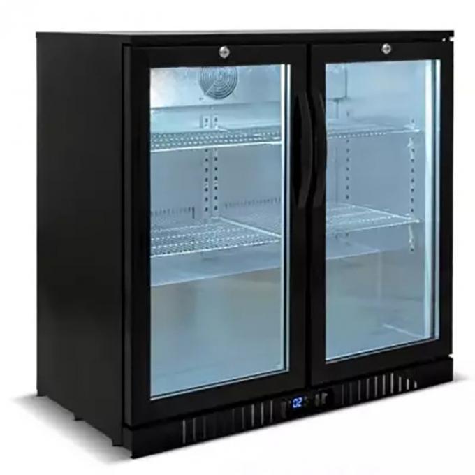208L refrigerador do underbar da porta de balanço da profundidade rasa 2 para o restaurante 190W 0