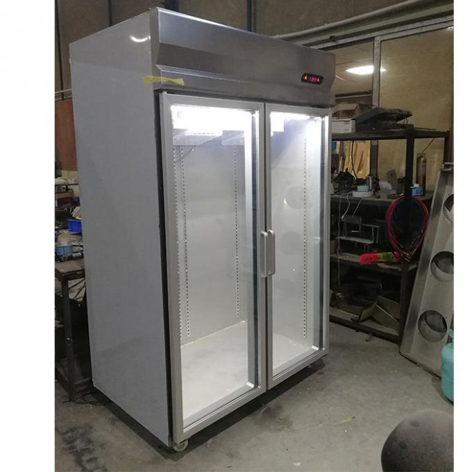 congelador de refrigerador 1000L de aço inoxidável comercial ereto 1